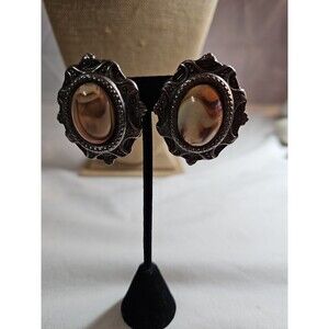 Vintage Clip on earrings made in usa